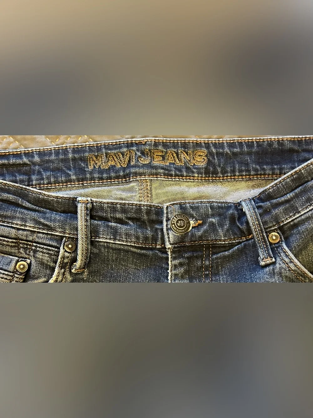 Mavi Classic Blue Straight-Leg Jeans  Size 34X32